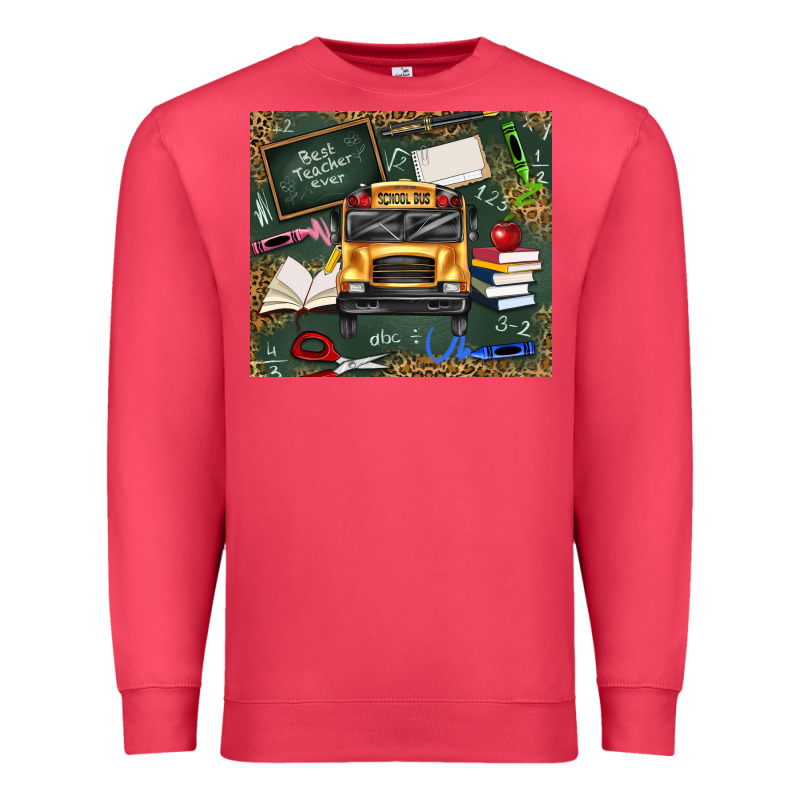 School Bus Back To School Premium Sweatshirt by texasbilliewilder | Teevron