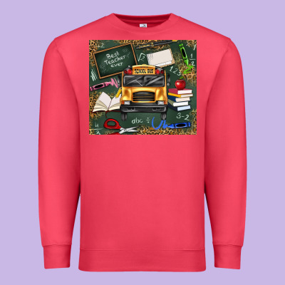 School Bus Back To School Premium Sweatshirt Designed By Texasbilliewilder