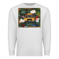 Oatmeal Heather school bus back to school Premium Sweatshirt - texasbilliewilder