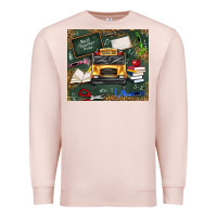 Pale Pink school bus back to school Premium Sweatshirt - texasbilliewilder