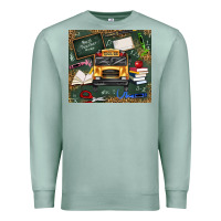 Seafoam school bus back to school Premium Sweatshirt - texasbilliewilder