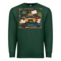 Sports Green school bus back to school Premium Sweatshirt - texasbilliewilder