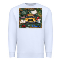 White school bus back to school Premium Sweatshirt - texasbilliewilder