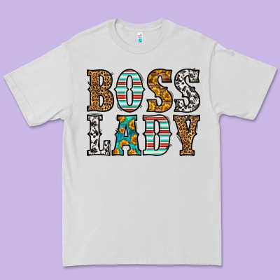 Western Boss Lady Premium Tee Designed By Hra Design Shop