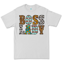 Dove Grey western boss lady Premium Tee - HRA Design Shop