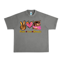 Tornado peace love donuts Urban Heavy Tee - AdoDesignShop
