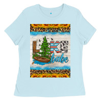 Baby Blue lake babe air freshener Ladies Tee - HRA Design Shop