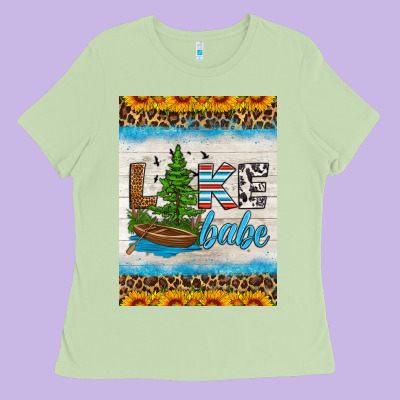 Lake Babe Air Freshener Ladies Tee Designed By Hra Design Shop