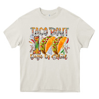Cream taco bout 100 days of school Heavy Core Tee - RacoonDesign