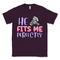 Plum he fits me perfectly Classic Tee - MaliasSmallBusiness