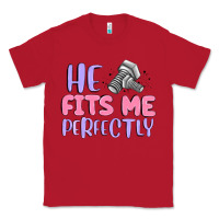 Red he fits me perfectly Classic Tee - MaliasSmallBusiness