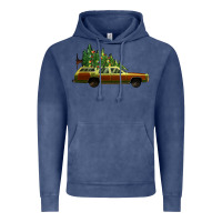Vintage Denim christmas vacation car Vintage Hoodie - Jasminsmagicworld