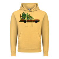 Vintage Mustard christmas vacation car Vintage Hoodie - Jasminsmagicworld