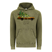 Vintage Olive christmas vacation car Vintage Hoodie - Jasminsmagicworld