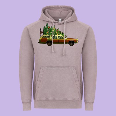 Christmas Vacation Car Vintage Hoodie Designed By Jasminsmagicworld