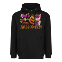 Black Just a girl who loves Halloween Heavyweight Hoodie - NancyCooperArtShop
