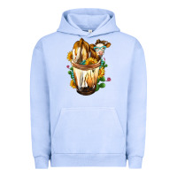 Pigment Grape Ice Simmental Cow Bobba Cup Urban Hoodie - FaDigitalArtStudio