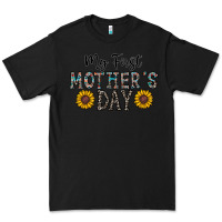 Black my first mother's day Premium Tee - CowhideDigitalArt
