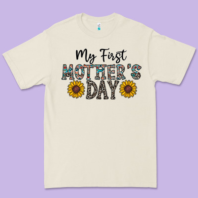 My First Mother's Day Premium Tee Designed By Cowhidedigitalart