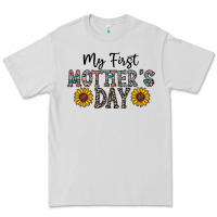 Dove Grey my first mother's day Premium Tee - CowhideDigitalArt