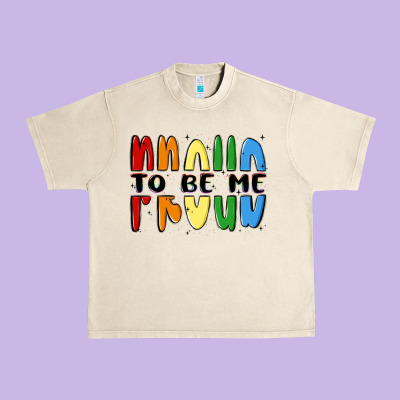 Proud To Be Me Urban Heavy Tee Designed By Maliassmallbusiness