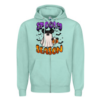 Seafoam spooky season Zipper Hoodie - BarkalooDesign