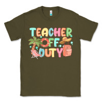 Army Green teacher off duty summer Classic Tee - JahusDesignShop