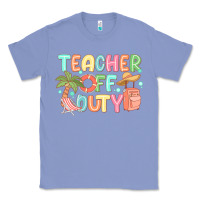 Colony Blue teacher off duty summer Classic Tee - JahusDesignShop