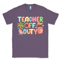 Lavender teacher off duty summer Classic Tee - JahusDesignShop