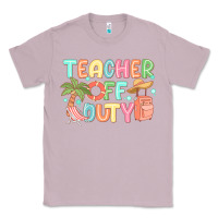 Lilac teacher off duty summer Classic Tee - JahusDesignShop