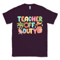 Plum teacher off duty summer Classic Tee - JahusDesignShop