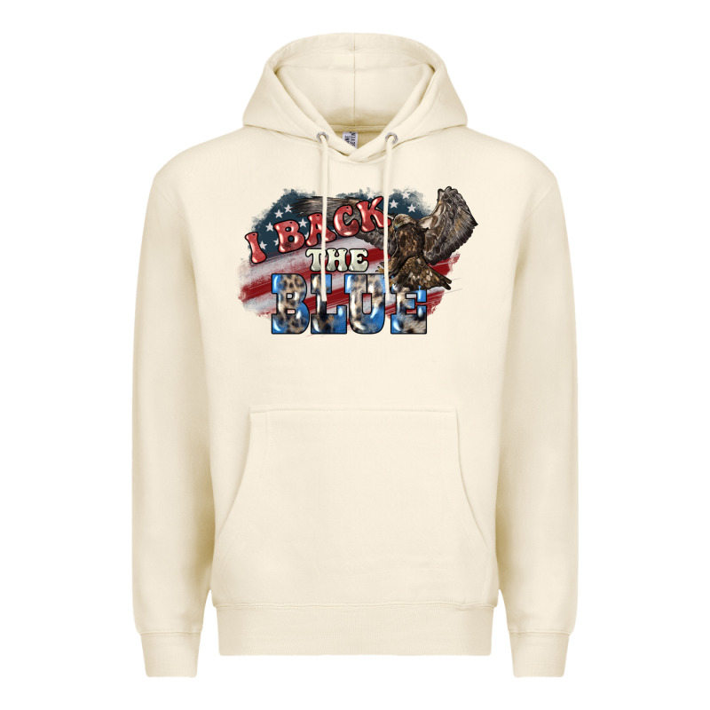 I Back To Blue Eagle 4th Of July Premium Hoodie by HowdyJamesFarm | Teevron