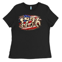 Black 4th of July 1776 Ladies Tee - Neo Western