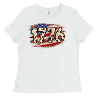White 4th of July 1776 Ladies Tee - Neo Western