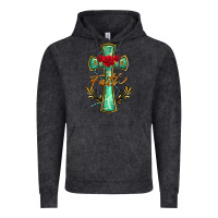 Vintage Black cross faith Vintage Hoodie - BarkalooDesign