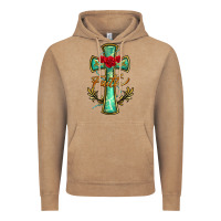 Vintage Coffee cross faith Vintage Hoodie - BarkalooDesign
