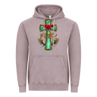 Vintage Zinc cross faith Vintage Hoodie - BarkalooDesign