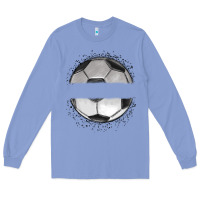 Colony Blue custom soccer Long Sleeve Tee - MaliasSmallBusiness