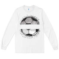 White custom soccer Long Sleeve Tee - MaliasSmallBusiness