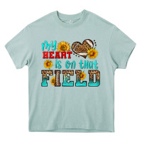 Arona my heart is on that field american football Heavy Core Tee - HRA Design Shop