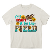 My Heart Is On That Field American Football Heavy Core Tee | Teevron