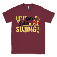 Burgundy softball sister Classic Tee - MaliasSmallBusiness