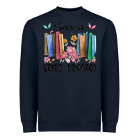 Navy i have no shelf control Heavyweight Sweatshirt - MaliasSmallBusiness