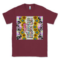 Burgundy happy easter Classic Tee - CowhideDigitalArt