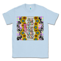 Dusty Blue happy easter Classic Tee - CowhideDigitalArt