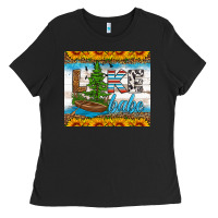 Black lake babe tumbler Ladies Tee - HRA Design Shop