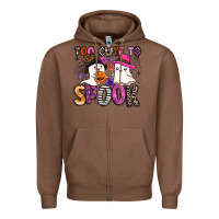 Chestnut too cute to spook Zipper Hoodie - BarkalooDesign