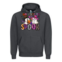 Smoke too cute to spook Zipper Hoodie - BarkalooDesign