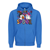 True Royal too cute to spook Zipper Hoodie - BarkalooDesign