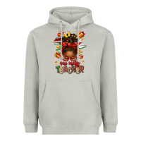 Moon Dust one merry teacher afro messy bun Heavyweight Hoodie - texasbilliewilder